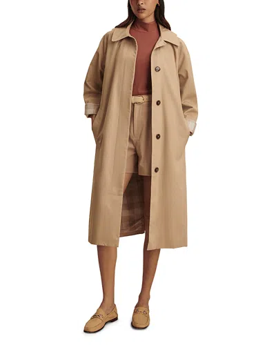 Varley Robyn Car Coat In Brown