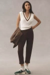 Varley Rolled Cuff Pants In Brown
