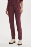 Varley Womens Sassafras Marl The Rolled Cuff Stretch-jersey Jogging Bottoms In Red