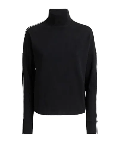 Varley Rona High Neck Sweatshirt In Black