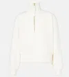 Varley Roselle Half-zip Fleece Sweatshirt In Egret