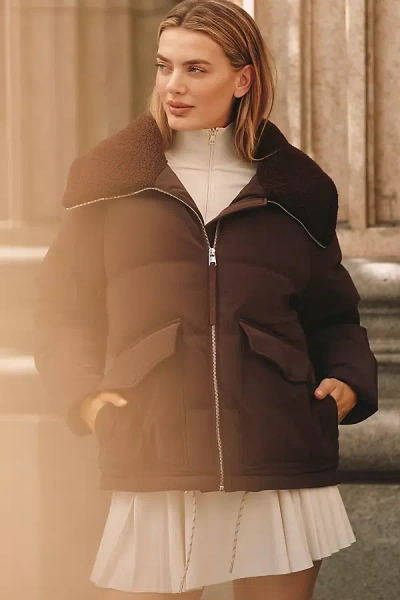 Varley Roseville Down Jacket In Brown
