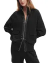 Varley Roxbury Zip Jacket In Black