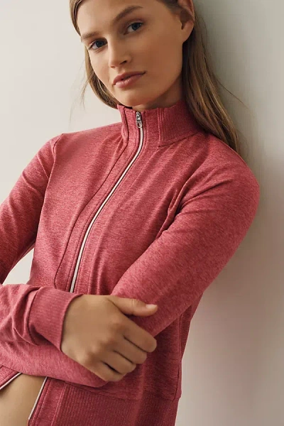 Varley Rufus Zip Through Jacket In Pink