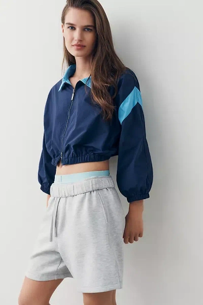 Varley Rumer Longline Shorts In Gray