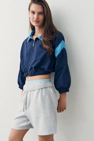 Varley Rumer Longline Shorts In Grey