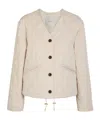 Varley Saba Quilted Jacket In Neutral