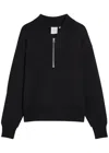 Varley Sally Jersey Sweatshirt In Black