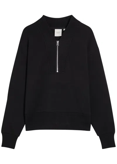 Varley Sally Jersey Sweatshirt In Black