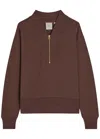 Varley Sally Jersey Sweatshirt In Brown