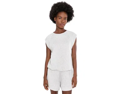 Varley Salome Raglan Tee Women's Clothing Light Grey Marl: Xxs In Gray