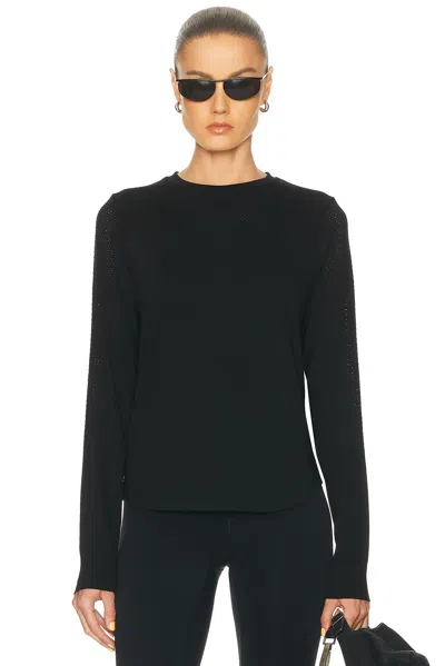 Varley Samia Seamless Long Sleeve Top In Burgundy