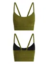 Varley Scoop-neck Bra In Green