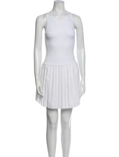 Pre-owned Varley Scoop Neck Mini Dress In Multi