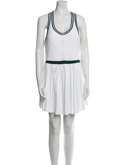 Pre-owned Varley Scoop Neck Mini Dress In Multi