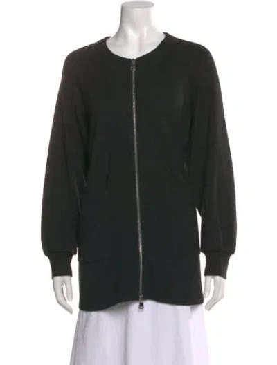 Pre-owned Varley Scoop Neck Sweater In Black