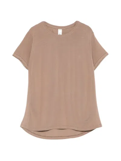 Varley Langes T-shirt Ohne Nähte In Brown