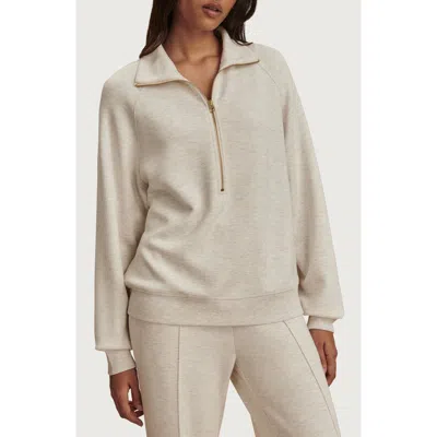 Varley Selene Half Zip Sweatshirt In Neutral
