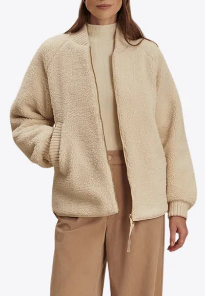 Varley Serina Reversible Quilt Jacket In Neutral