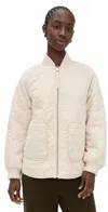 Varley Serina Reversible Quilt Jacket Sandshell In Multi