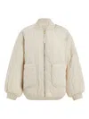 Varley Serina Reversible Quilt Jacket Sandshell In White