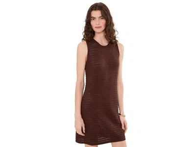 Varley Shane Knit Dress Women's Dress Ironwood: Xl In Brown
