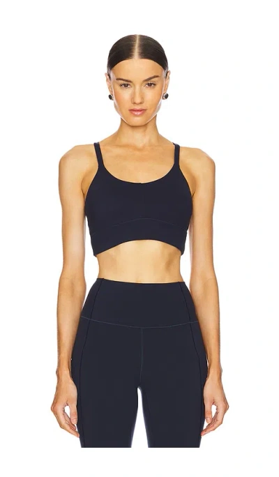 Varley Shape Amber Bra In Dark Sapphire