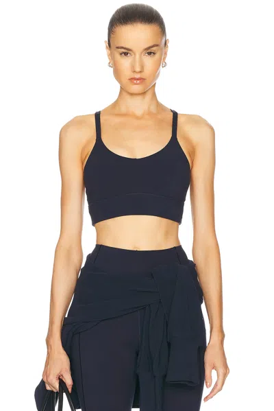 Varley Shape Amber Sports Bra In Dark Sapphire