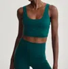 Varley Shape Dayton Bra In Conifer In Green