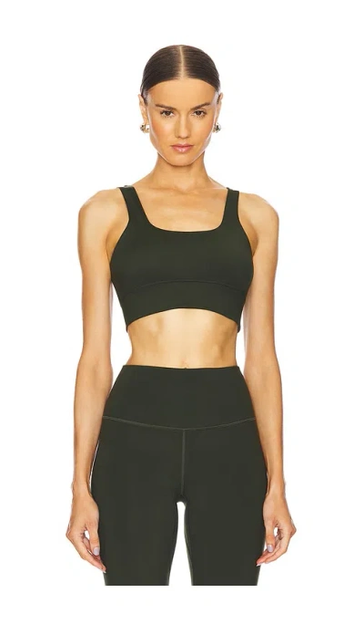 Varley Shape Freesoft Cori Bra In Dark Resin Green |