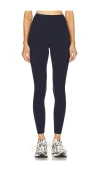 Varley Freesoft Cropped Stretch-jersey Leggings In Dark Sapphire