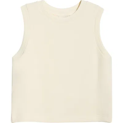Varley Shea Crop Tank In White