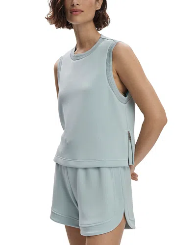 Varley Shea Cropped Tank Top In Blue