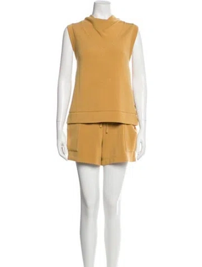 Pre-owned Varley Short Set In Neutral