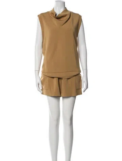 Pre-owned Varley Short Set In Neutrals