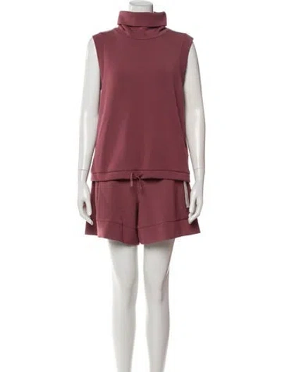 Pre-owned Varley Short Set In Pink
