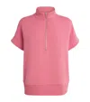 Varley Short-sleeve Ritchie Sweatshirt In Pink