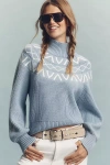 Varley Sigrid Mock-neck Sweater In Blue