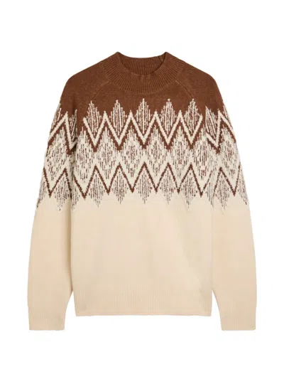 Varley Siren Fair Isle Knitted Sweater In Multi