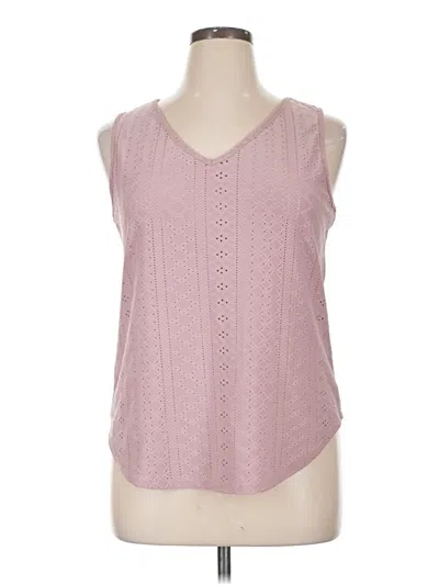 Pre-owned Varley Sleeveless Blouse In Pink
