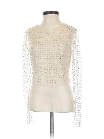 Pre-owned Varley Sleeveless Blouse In White