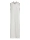 Varley Beatrice Sleeveless Midi Dress In White