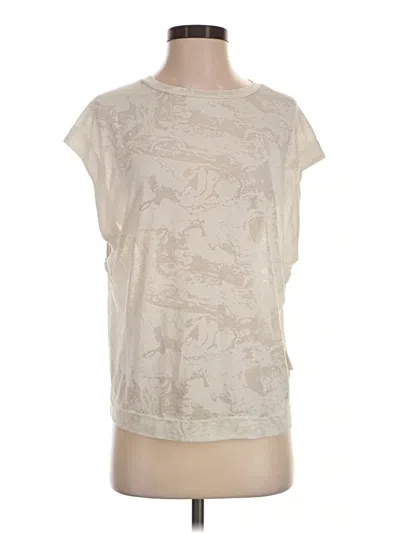 Pre-owned Varley Sleeveless T-shirt In Ivory
