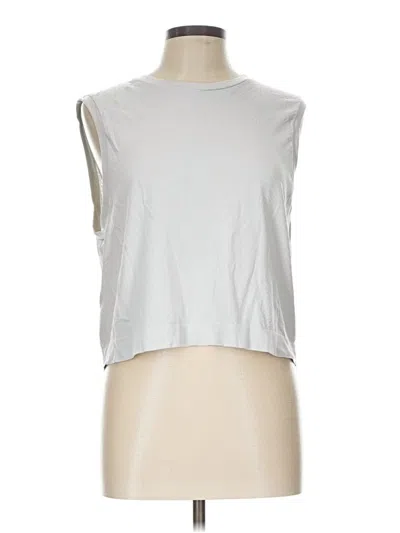 Pre-owned Varley Sleeveless T-shirt In Silver