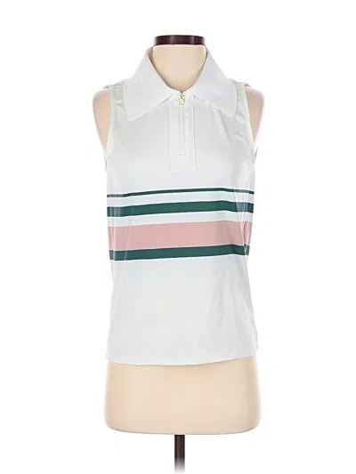 Pre-owned Varley Sleeveless T-shirt In White