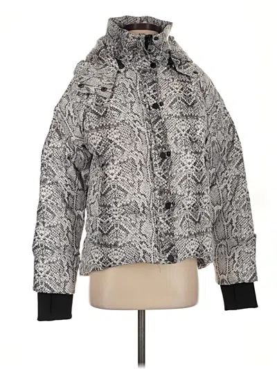 Pre-owned Varley Snow Jacket In Silver