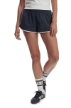 Varley Soft Ripstop Shorts In Blue Nights