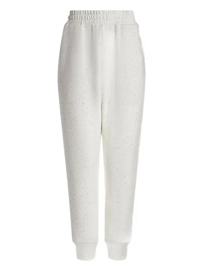 Varley Speckled Track Pants In White