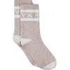 Varley Spencer Crew Socks In Neutral