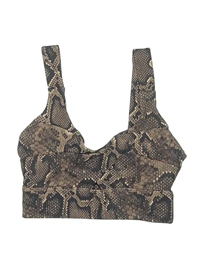 Pre-owned Varley Sports Bra In Brown